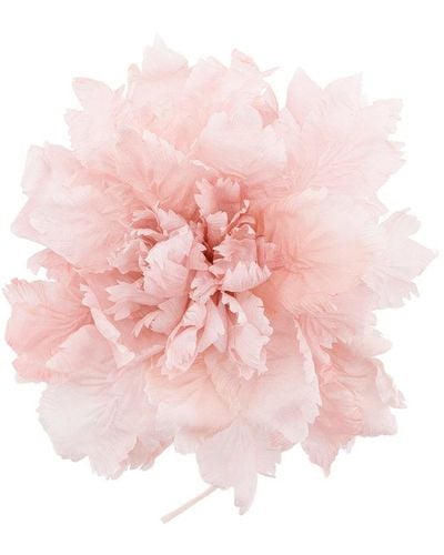 Ann Demeulemeester Oversized Flower Brooch - Pink