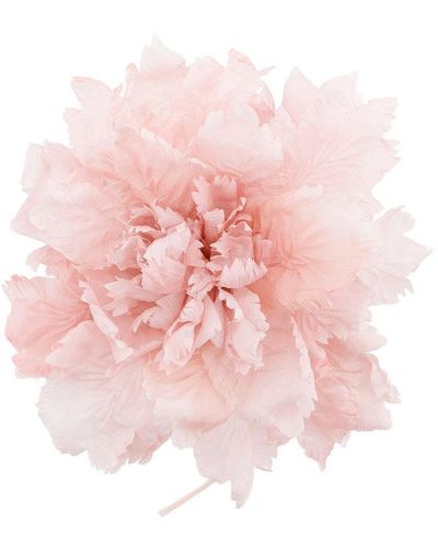 Ann Demeulemeester Spilla con fiore oversize - Rosa