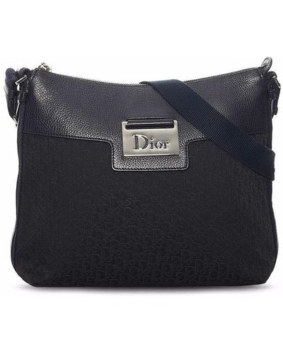 Dior オブリーク ショルダーバッグ - ブラック