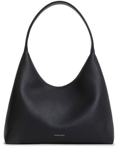 Mansur Gavriel Candy Leather Shoulder Bag - Black