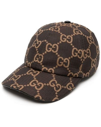 Gucci Baseballkappe Aus Gg-ripstop-nylon - Braun