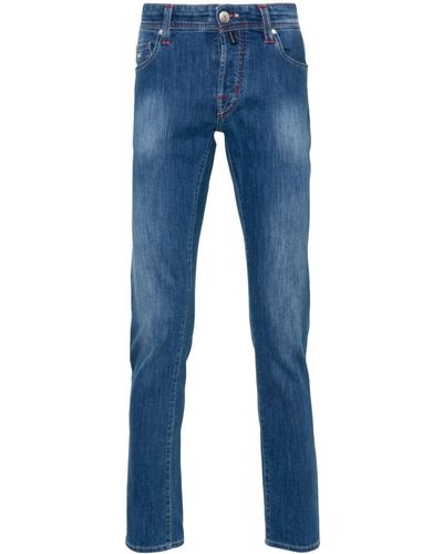 Sartoria Tramarossa Mid-rise Slim-fit Jeans - Blue