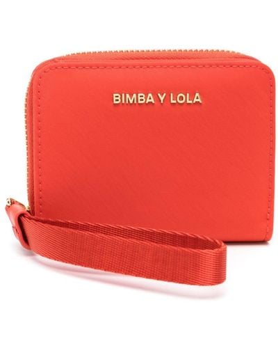 Bimba Y Lola Portefeuille pliant à logo - Rouge