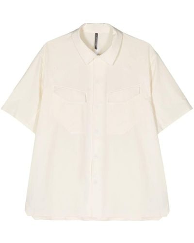 Veilance Field semi-sheer shirt - Blanc