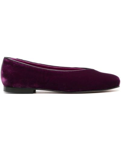 Penelope Chilvers Ballerines en velours - Violet