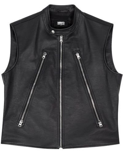 MM6 by Maison Martin Margiela Waistcoats and gilets for Women | Black  Friday Sale & Deals up to 65% off | Lyst