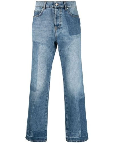 MSGM Pantalones con diseño de cinco bolsillos - Azul