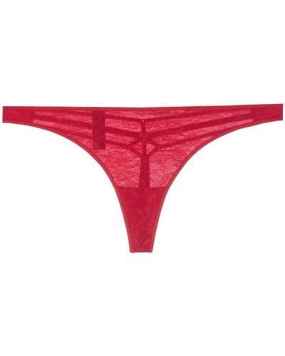 Marlies Dekkers Tanga Space Odyssey con cut-out - Rosso