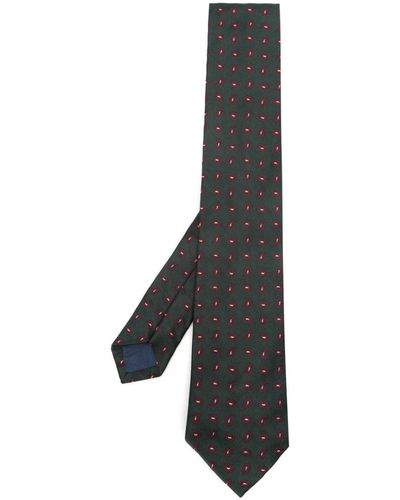 Polo Ralph Lauren Cravate en soie à imprimé graphique - Vert