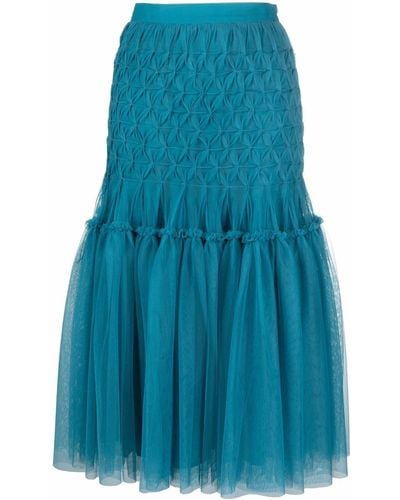 ROKH Gonna in tulle - Blu
