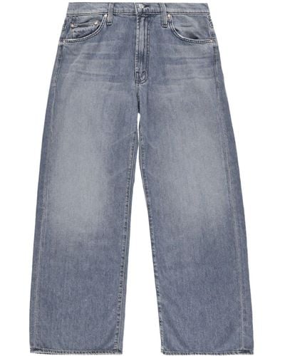 Mother The Dodger Straight-Leg-Jeans - Blau