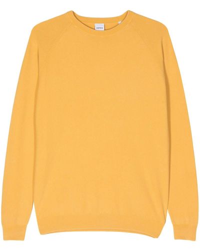 Aspesi Piqué Cotton Jumper - Yellow