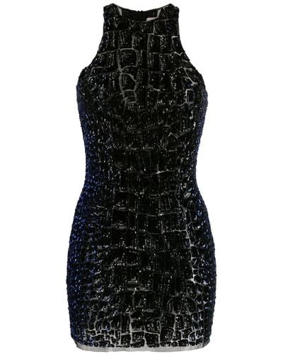 Alexandre Vauthier Mini-jurk Met Pailletten - Zwart