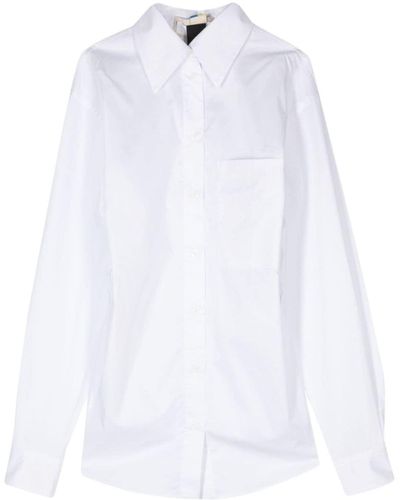 Litkovskaya Chemise rayée Corner - Blanc