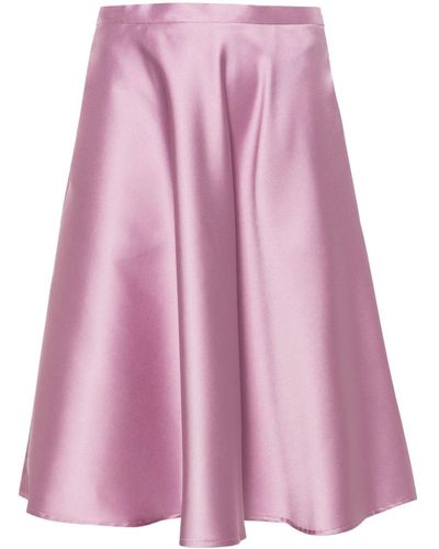 Blanca Vita A-line Midi Skirt - Pink