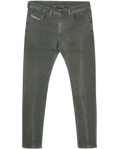 DIESEL Sleenker Low-rise Skinny Jeans - Gray