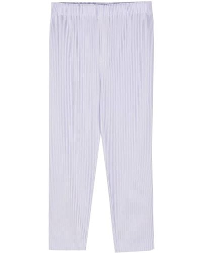 Homme Plissé Issey Miyake Mc February Pleated Trousers - White