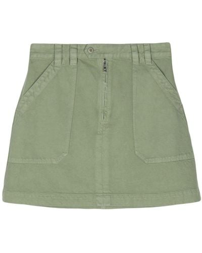 A.P.C. Sarah Denim Mini Skirt - Green
