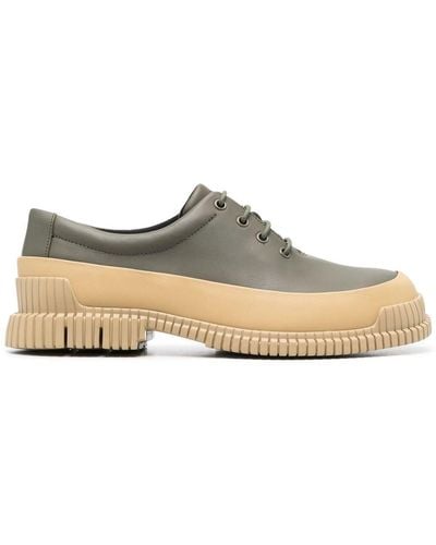 Camper Pix Two-tone Lace-up Shoes - Green