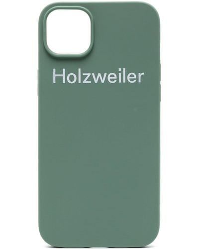 Holzweiler ロゴ Iphone 14 Plus ケース - グリーン