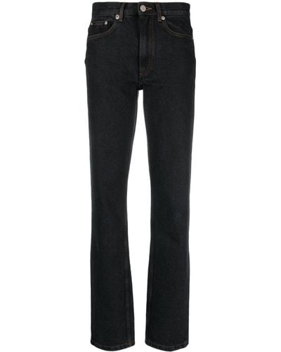 A.P.C. Jeans mit hohem Bund - Schwarz