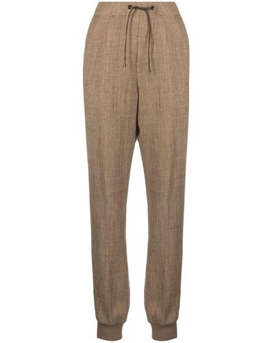 Ralph Lauren Collection Pantalon de jogging Arsenia en tweed - Neutre