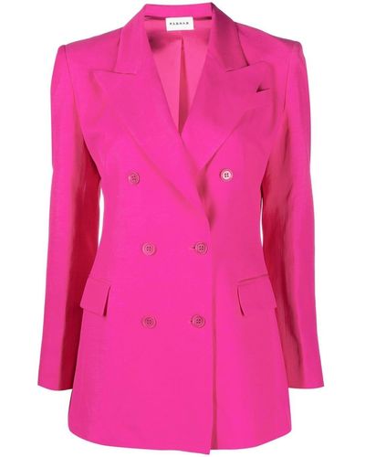 P.A.R.O.S.H. Double-breasted Blazer - Pink