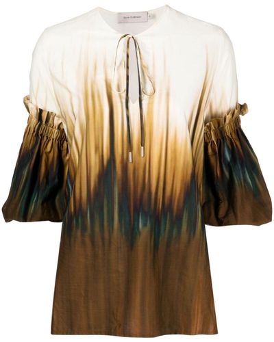 Silvia Tcherassi Neyla Blouse In Tuscan Sunset - Multicolour