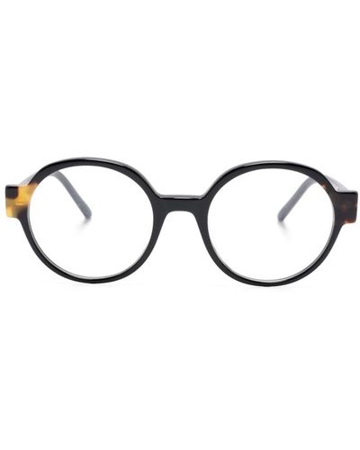 Kaleos Eyehunters Leclaire 1 Brille mit rundem Gestell - Schwarz