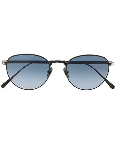 Persol Sonnenbrille mit rundem Gestell - Blau