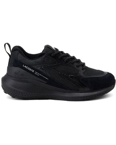 Lacoste Logo-print Low-top Sneakers - Black