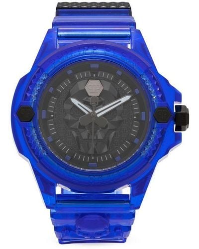 Philipp Plein The $kull Horloge - Blauw