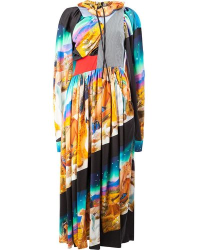 AALTO Kleid mit Print - Mehrfarbig