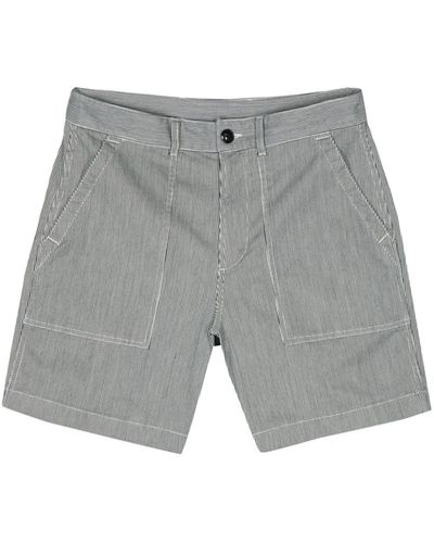 Woolrich Striped Bermuda Shorts - Grey