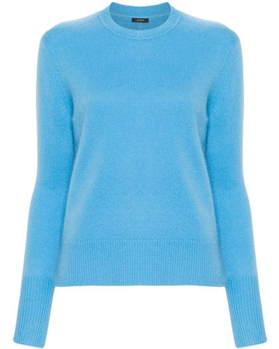 JOSEPH Knitted Cashmere Sweater - Blue