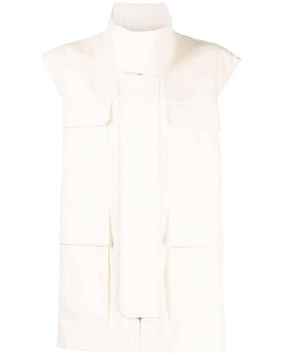 JNBY Oversized Sleeveless Vest - White