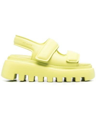Vic Matié Touch-strap Sandals - Yellow