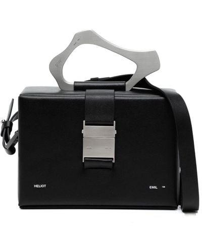 HELIOT EMIL Solely Leather Shoulder Bag - Black