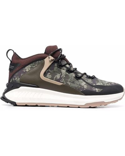 Tod's No_code J Camouflage-print Sneakers - Multicolour