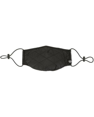 Mostly Heard Rarely Seen Quilted Face Mask - Black