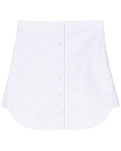 Patrizia Pepe Haut corset en popeline - Blanc