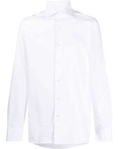 Zegna Chemise boutonnée à manches longues - Blanc