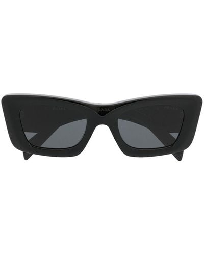 Prada Zonnebril Met Cat-eye Montuur - Zwart