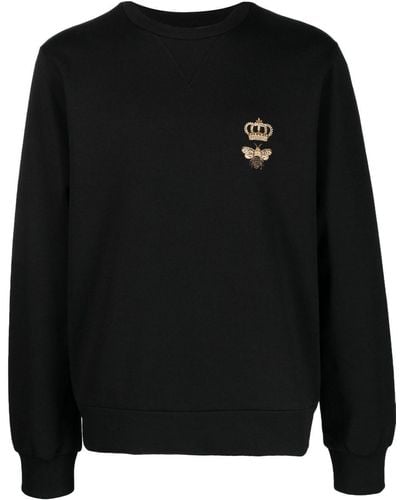 Dolce & Gabbana エンブロイダリー スウェットシャツ - ブラック