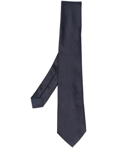 Giorgio Armani Pure Silk Tie - Blue