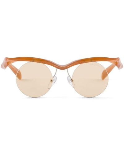 Prada Morph Round-frame Sunglasses - Orange