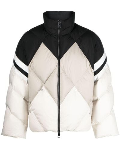 Neil Barrett Panelled Quilted Jacket - Black