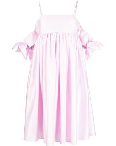 Vivetta Oversized Bow Dress - Pink