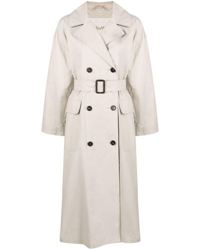 Max Mara Double-breasted Trench Coat - Natural