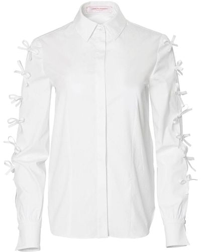 Carolina Herrera Bow-detail Long-sleeve Shirt - White